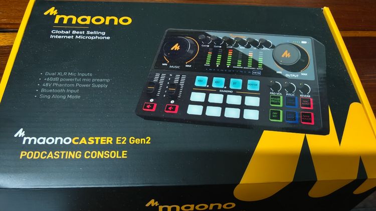 MaonoCaster E2 Gen2 Podcast Mixer Audio Interface (ประกันศูนย์ไทย)