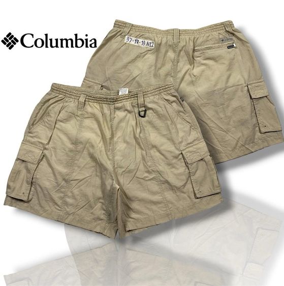 กางเกงขาสั้น Columbia แท้ 💯 size L ขนาด เอว 35-40 ยาว 17 นิ้ว สภาพดีมาก ทรงสวย ดีเทลกระเป๋าเยอะ ตัดเย็บดีมาก มีซัปใน หายากน่าสะสมครับ