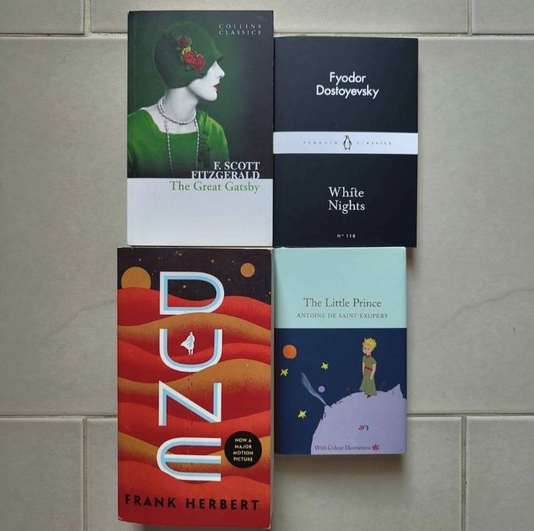 นิยายแปล Dune, The Little Prince, The Great Gatsby, White Nights