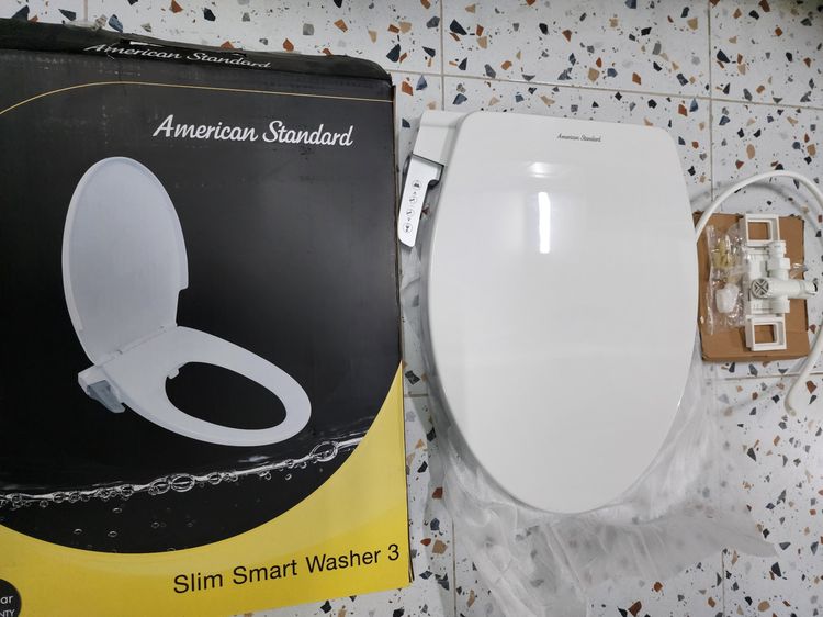ฝารองนั่งอัตโนมัติอเนกประสงค์ (แบบไม่ใช้ไฟฟ้า) American Standard รุ่น Slim Smart Washer 3 