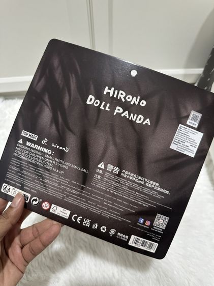 POP MART HIRONO Doll Panda Figure 🐼 | ของแท้ | สภาพใหม่ รูปที่ 3