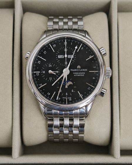 เงิน maurice racroix classic chronograph automatic