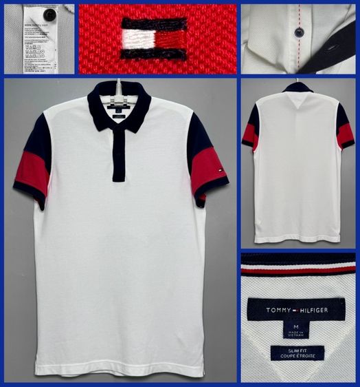 ⚠️รุ่นใหม่‼️เสื้อโปโล TOMMY HILFIGER ของแท้ ทรง SLIM FIT