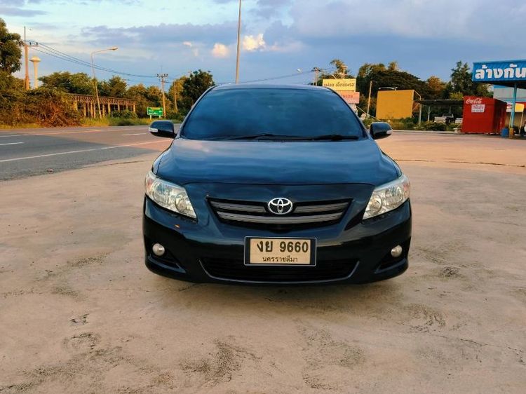 Toyota Altis 2009 1.6 G Sedan เบนซิน ไม่ติดแก๊ส เกียร์อัตโนมัติ ดำ รูปที่ 2