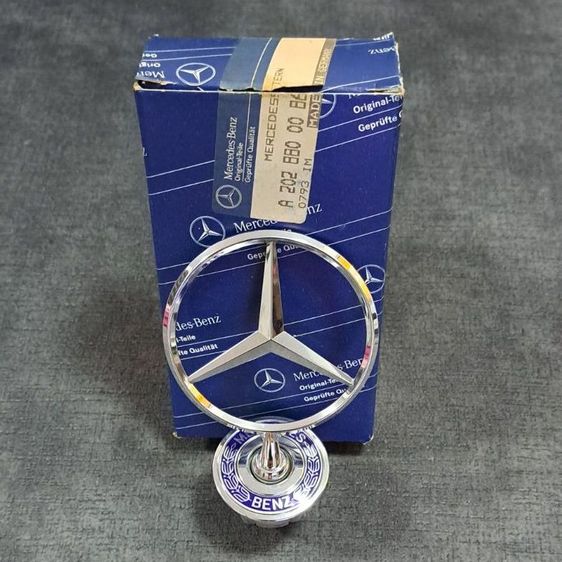 ดาวลอยบนฝากระโปรงหน้า รถ BENZ ของแท้ใหม่  รุ่น W124(Eหน้า) W202 W210 W211 W208 W220  Made in Germany รูปที่ 2