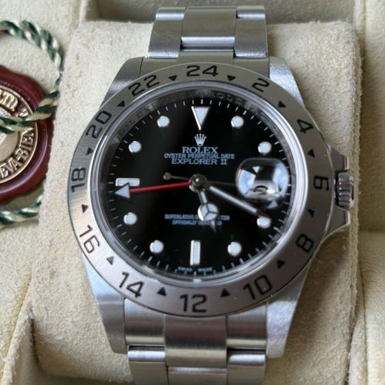 rolex explorer ll ข้างตัน สลักใน