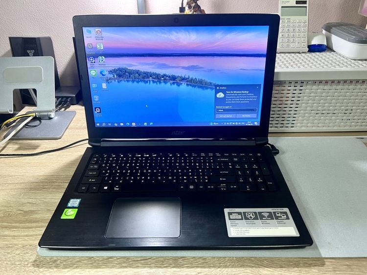 Aspire series วินโดว์ 4 กิกะไบต์ HDMI ไม่ใช่ Acer Aspire 3 i3-8130U 3.4 Ghz SSD 120 GB เร็ว สวย พร้อมใช้
