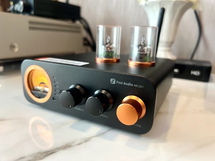 Fosi Audio MC331 (Amp หลอดแก้ว  DAC  VU Meter ครบคุ้ม เสียงดีมาก รูปที่ 3