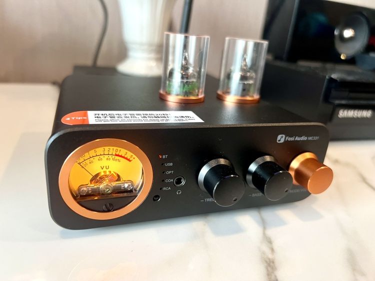 Fosi Audio MC331 (Amp หลอดแก้ว  DAC  VU Meter ครบคุ้ม เสียงดีมาก รูปที่ 2