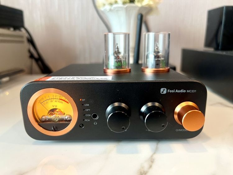 Fosi Audio MC331 (Amp หลอดแก้ว  DAC  VU Meter ครบคุ้ม เสียงดีมาก