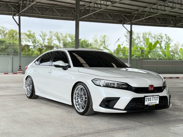 Honda Civic 2022 1.5 Turbo EL+ Sedan เบนซิน ไม่ติดแก๊ส เกียร์อัตโนมัติ ขาว รูปที่ 2