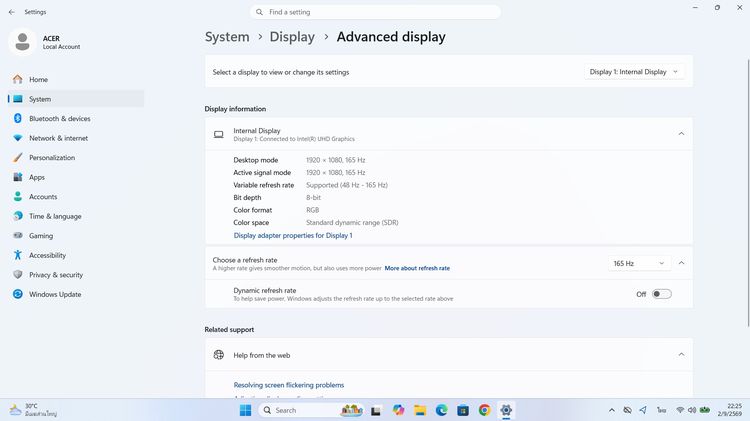 🔥 ขาย Acer Nitro V15 สเปกแรง ประกันศูนย์ยาวๆ ถึงปี 2027 🔥 รูปที่ 18