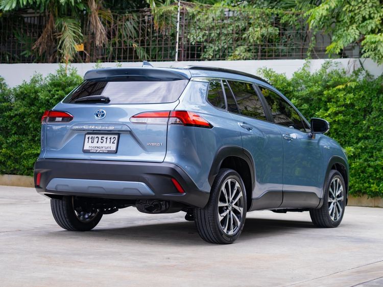 Toyota Corolla Cross 2021 1.8 Hybrid Premium Safety Utility-car ไฮบริด ไม่ติดแก๊ส เกียร์อัตโนมัติ ฟ้า รูปที่ 4