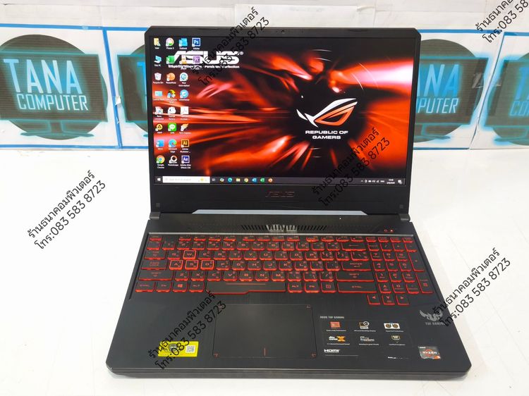 โน๊ตบุคเล่นเกมส์มือสอง Asus Tuf AMD Ryzen5-3550H Ram16GB SSD512GB RX560X 4GB รูปที่ 2