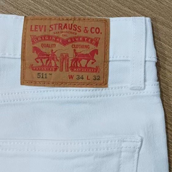 Levi's กางเกง XL ขาว Levis511 Superwite
