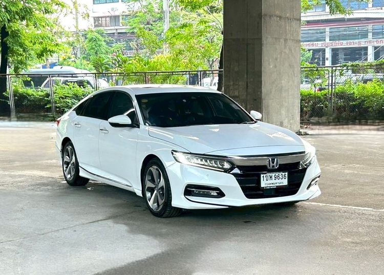 Honda Accord 2021 2.0 e:HEV Tech Sedan ไฮบริด ไม่ติดแก๊ส เกียร์อัตโนมัติ ขาว รูปที่ 3