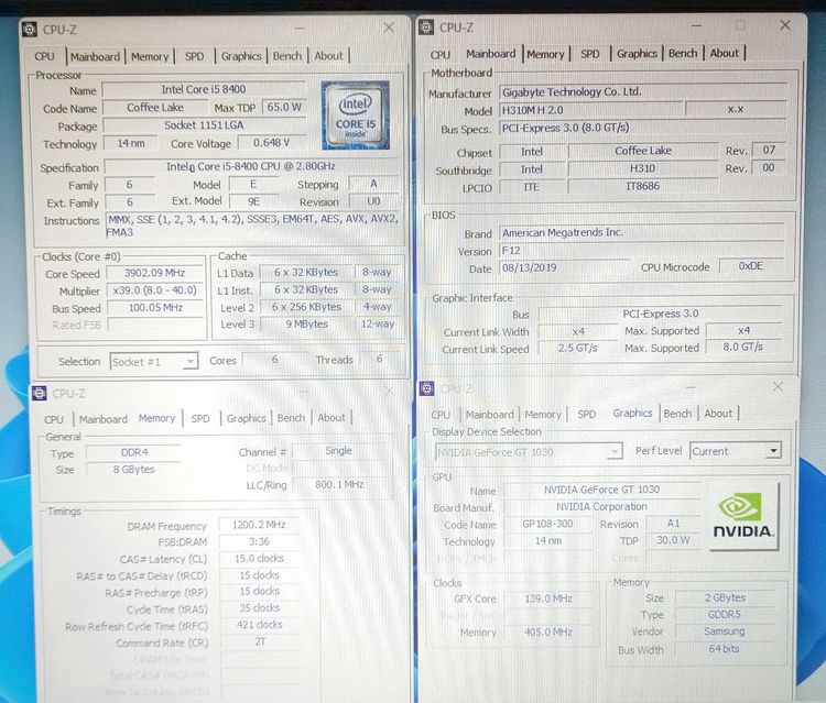 🖥️ขายชุดคอมพิวเตอร์ Core i5 Gen 8 VGA GT 1030 2GB RAM DDR4 8GB  SSD 256gb HDD 1TB จอ 19 นิ้ว  รูปที่ 10