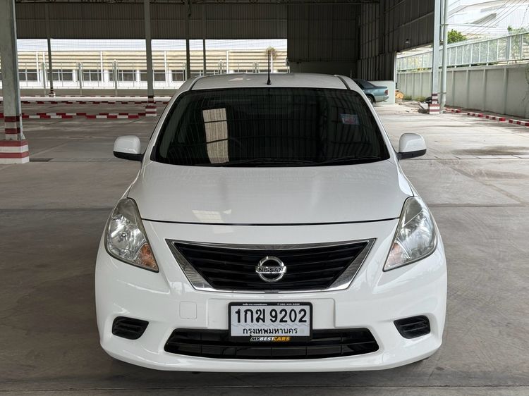 Nissan Almera 2012 1.2 ES Sedan เบนซิน ไม่ติดแก๊ส เกียร์อัตโนมัติ ขาว รูปที่ 3