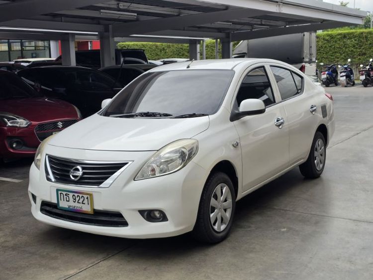 Nissan Almera 2012 1.2 E Sedan เบนซิน ไม่ติดแก๊ส เกียร์อัตโนมัติ ขาว รูปที่ 3