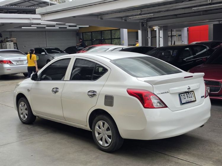 Nissan Almera 2012 1.2 E Sedan เบนซิน ไม่ติดแก๊ส เกียร์อัตโนมัติ ขาว รูปที่ 4