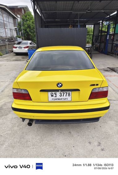 BMW Series 3 1990 318i Sedan เบนซิน ไม่ติดแก๊ส เกียร์อัตโนมัติ เหลือง รูปที่ 2