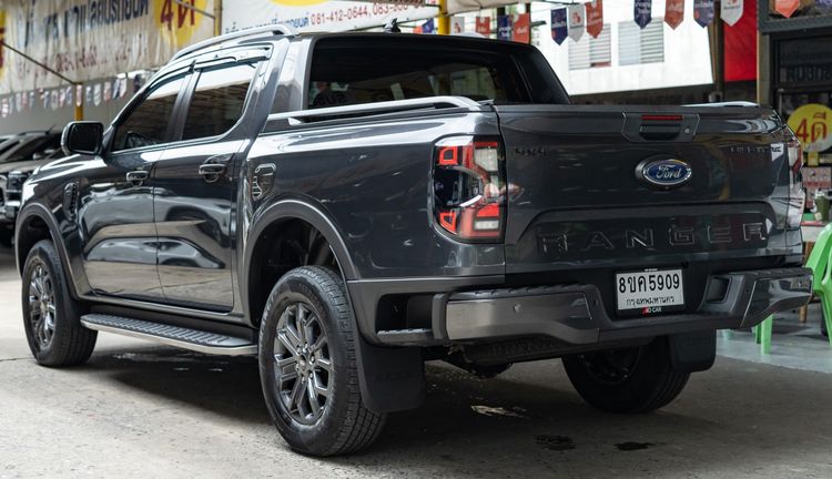 Ford Ranger 2022 2.0 Bi-Turbo 4WD Wildtrak Pickup ดีเซล ไม่ติดแก๊ส เกียร์อัตโนมัติ เทา รูปที่ 3