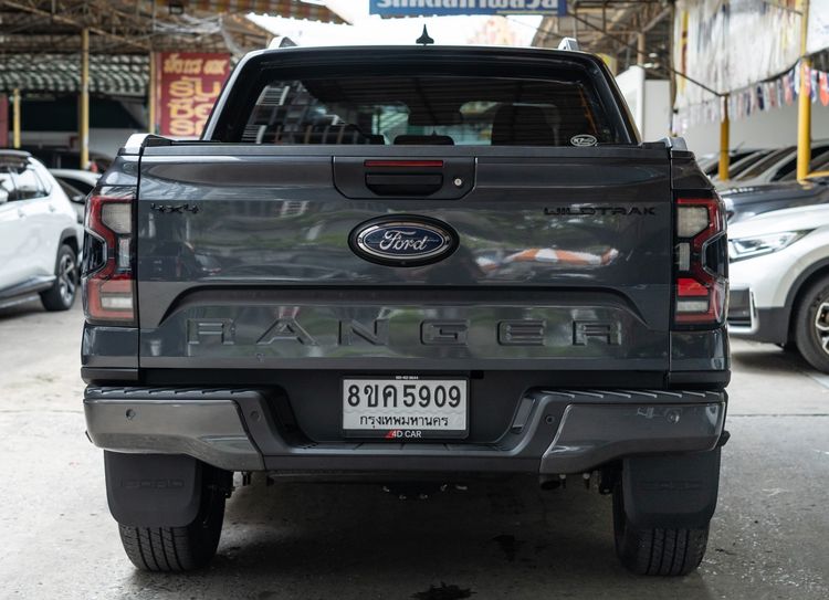 Ford Ranger 2022 2.0 Bi-Turbo 4WD Wildtrak Pickup ดีเซล ไม่ติดแก๊ส เกียร์อัตโนมัติ เทา รูปที่ 4