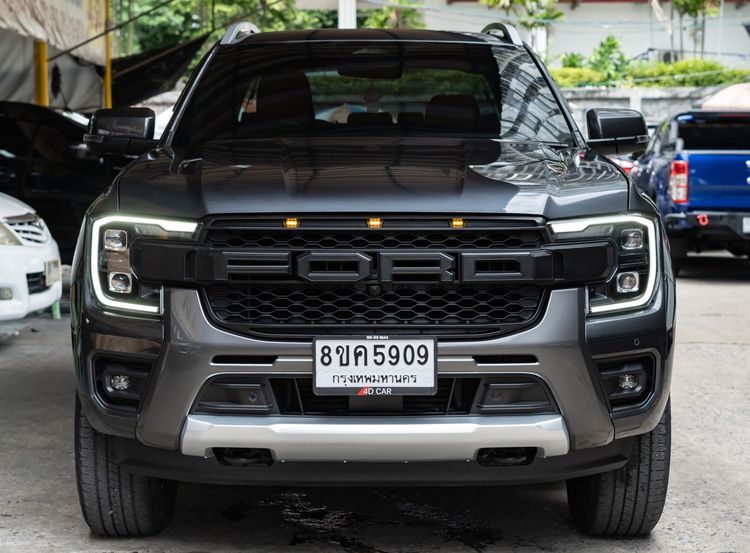 รถ Ford Ranger 2.0 Bi-Turbo 4WD Wildtrak สี เทา