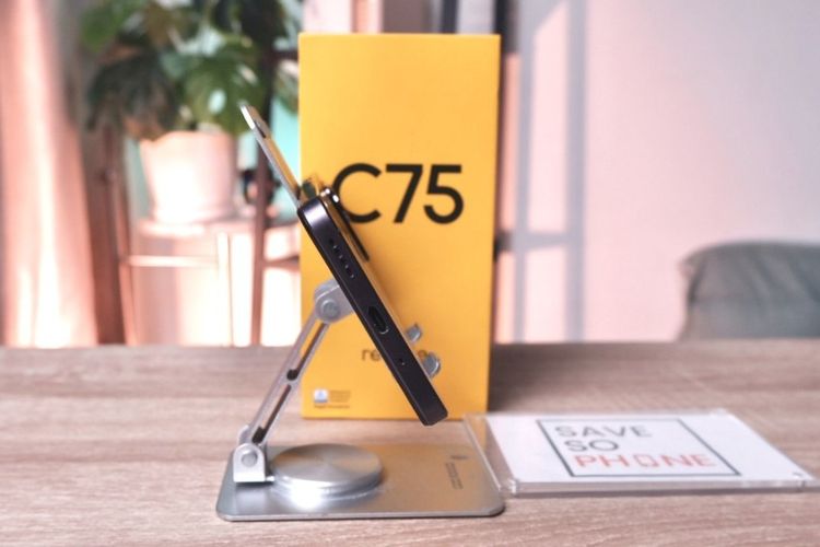 Realme C75 8+128GB สี Black ราคาเพียง 3,790.- มีประกันร้าน 60วัน รูปที่ 6