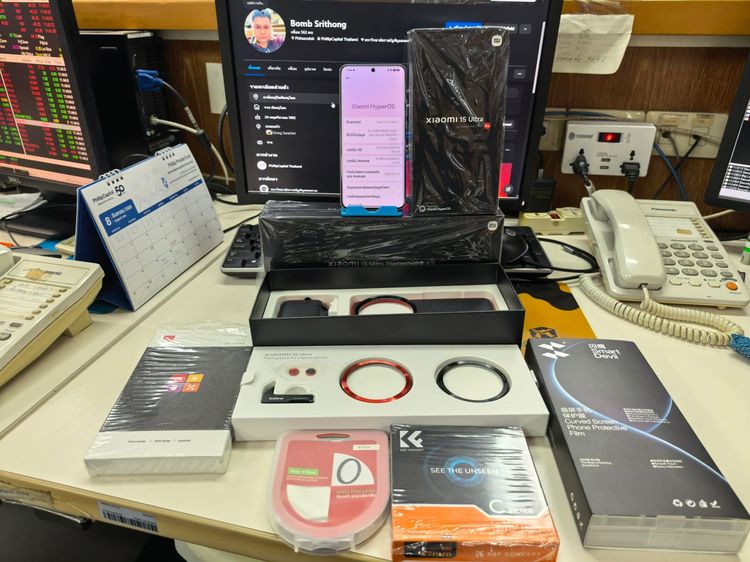 อื่นๆ 512 GB XIAOMI 15 Ultra ram16rom512 สีดำซิลเวอร์