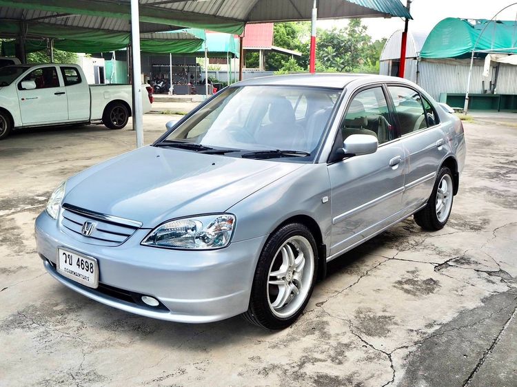 Honda Civic 2001 1.7 VTi Sedan เบนซิน ไม่ติดแก๊ส เกียร์อัตโนมัติ เทา