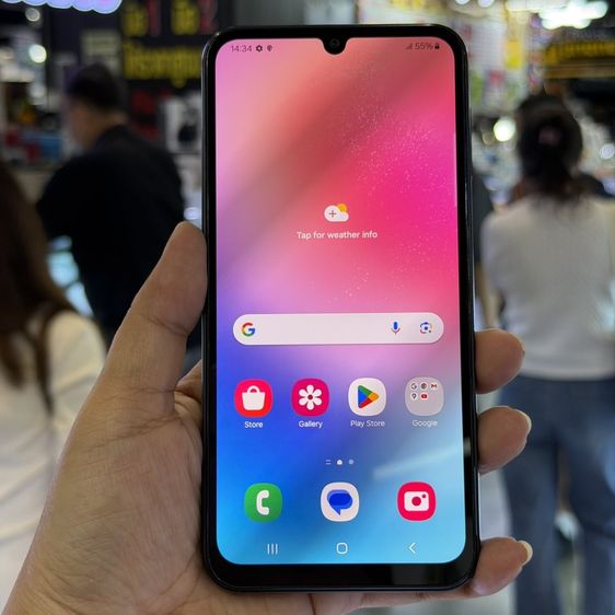 Samsung A24 สีดำ เครื่องศูนย์ สภาพสวยมากๆ จอ6.5นิ้ว แรม6รอม128 กล้อง50ล้าน(3ตัว)🥰🥰