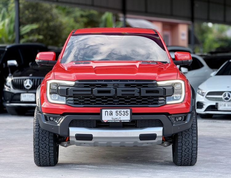 Ford Ranger 2023 Raptor 3.0 4WD Pickup เบนซิน ไม่ติดแก๊ส เกียร์อัตโนมัติ ส้ม รูปที่ 2