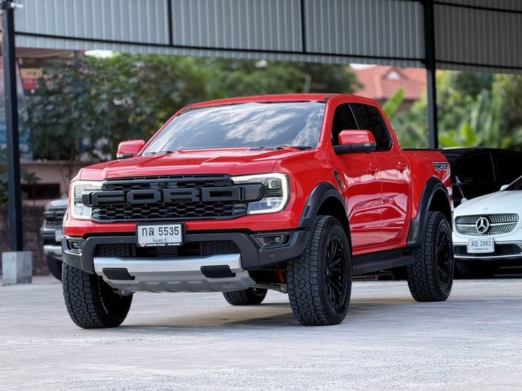 Ford Ranger 2023 Raptor 3.0 4WD Pickup เบนซิน ไม่ติดแก๊ส เกียร์อัตโนมัติ ส้ม