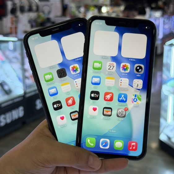 128 GB iPhone11 128GB สีดำ เครื่องศูนย์ โมเดลTH สภาพสวยมากๆ สุขภาพแบต100% 🥰🥰