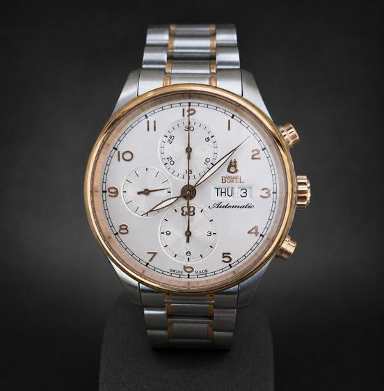ERNEST BOREL  Automatic Chronograph Day Date swiss made