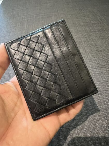 อื่นๆ หนังแท้ ชาย ดำ กระเป๋าใส่บัตร Bottega Veneta Card Holder