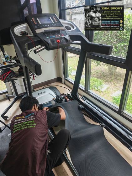 ช่างเปลี่ยนพื้นกระดานลู่วิ่งไฟฟ้าIrontec galaxy ช่างซ่อมลู่วิ่งไฟฟ้าวัชรพล ซ่อมได้ทุกรุ่น ทุกยี่ห้อ ทุกอาการ บริการถึงบ้านท่านทั่วไทย รูปที่ 5