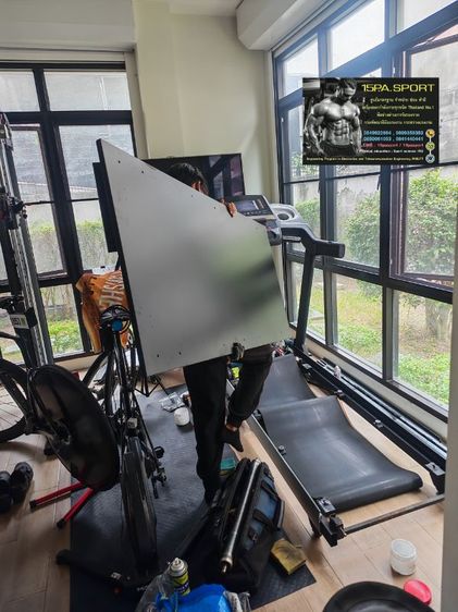 ช่างเปลี่ยนพื้นกระดานลู่วิ่งไฟฟ้าIrontec galaxy ช่างซ่อมลู่วิ่งไฟฟ้าวัชรพล ซ่อมได้ทุกรุ่น ทุกยี่ห้อ ทุกอาการ บริการถึงบ้านท่านทั่วไทย รูปที่ 11