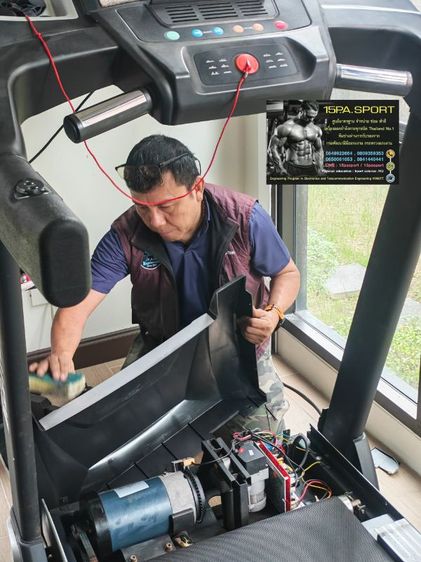 ช่างเปลี่ยนพื้นกระดานลู่วิ่งไฟฟ้าIrontec galaxy ช่างซ่อมลู่วิ่งไฟฟ้าวัชรพล ซ่อมได้ทุกรุ่น ทุกยี่ห้อ ทุกอาการ บริการถึงบ้านท่านทั่วไทย รูปที่ 3