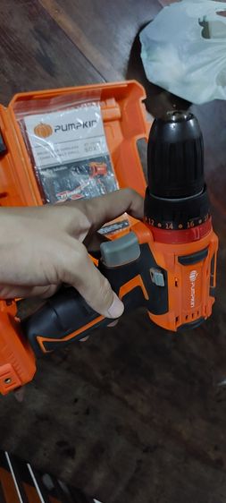 ปล่อยต่อแพ็คคู่เครื่องมือช่าง DIY สภาพสวยกริ๊บ ใช้น้อย เจ้าของขายเองครับ (สว่านกระแทกไร้สาย Pumpkin + เครื่องเจียรสาย Kanto) รูปที่ 2
