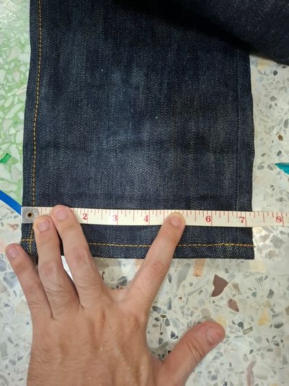 กางเกงยีนส์ 74 denim รุ่น 17oz ผ้าสลาฟ รูปที่ 5