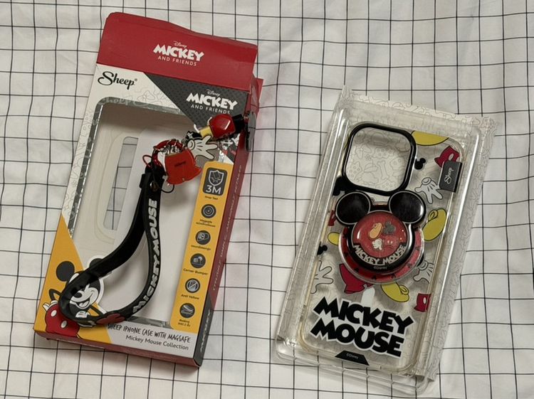 case AppleSheep Mickey Mouse & Griptok for iPhone15Promax ลิขสิทธิ์แท้