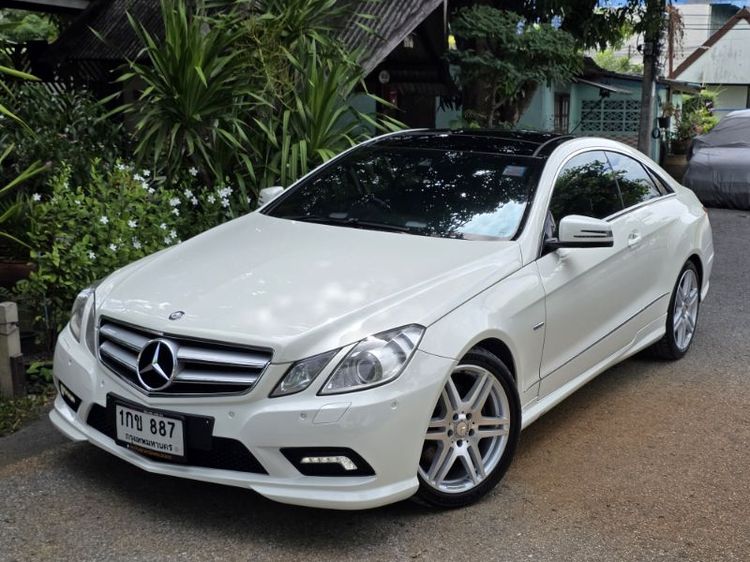Mercedes-Benz E-Class 2012 E200 CGI Sedan เบนซิน ไม่ติดแก๊ส เกียร์อัตโนมัติ ขาว