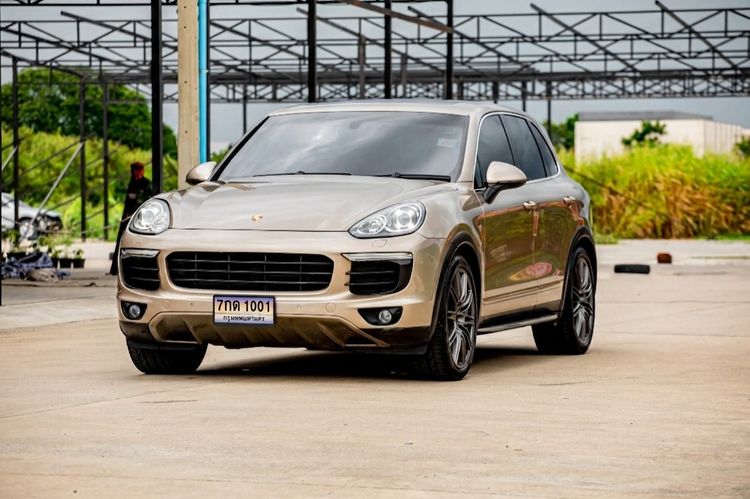 Porsche Cayenne 2015 3.0 S Hybrid Utility-car ไฮบริด เกียร์อัตโนมัติ น้ำตาล