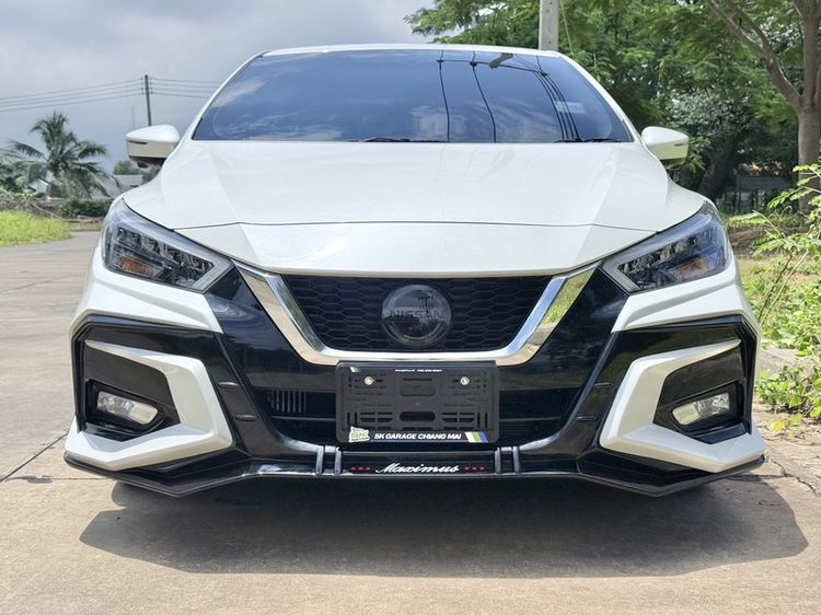 รถ Nissan Almera 1.0 V สี ขาว