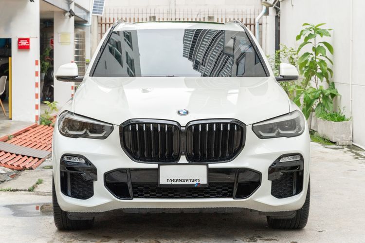 BMW X5 2019 3.0 xDrive30d M Sport 4WD Utility-car ดีเซล ไม่ติดแก๊ส เกียร์อัตโนมัติ ขาว รูปที่ 4