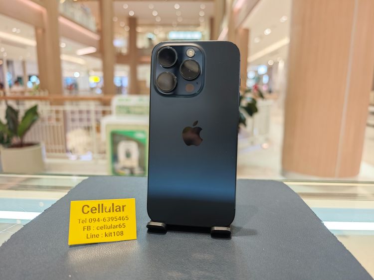อื่นๆ 128 GB iPhone 15 Pro 128GB Blue titanium สภาพดี ขอบมีรอย 