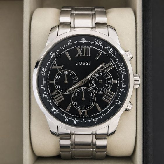 นาฬิกา fashion GUESS MEN size, chronograph
