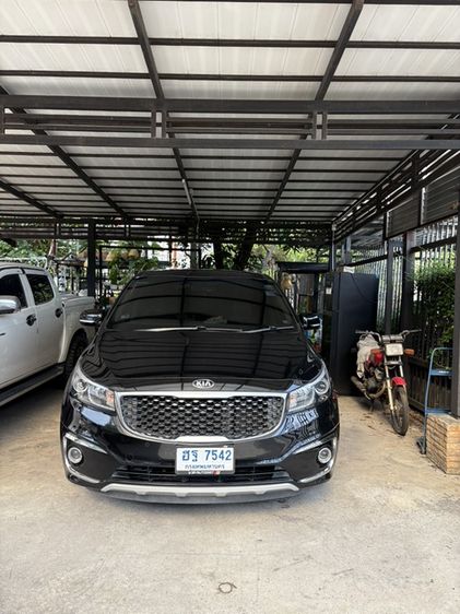 Kia Grand Carnival 2017 2.2 EX Van ดีเซล เกียร์อัตโนมัติ ดำ